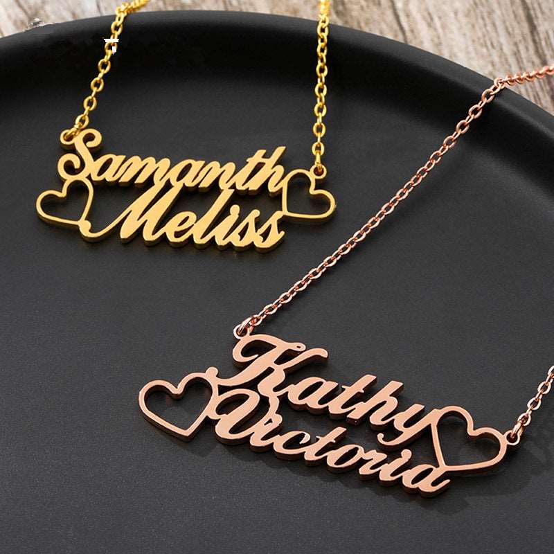 Custom Name Stainless Steel Necklace | PERSONALIZED - ChoreGirl
