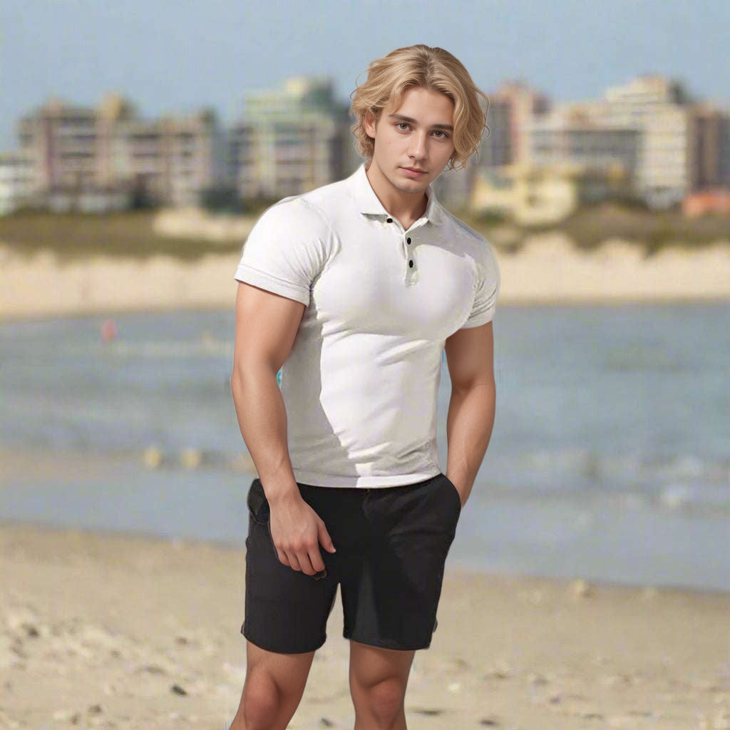 Men's Casual and Comfortable Sports Short-sleeved Polo Shirt - ChoreGirl