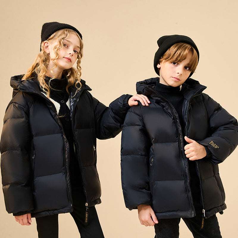 Kids Trendy Warm Down Jacket - ChoreGirl