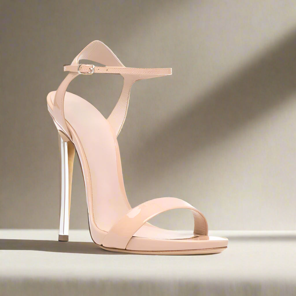 Women's Elegant Metal High Heel Shoes - ChoreGirl