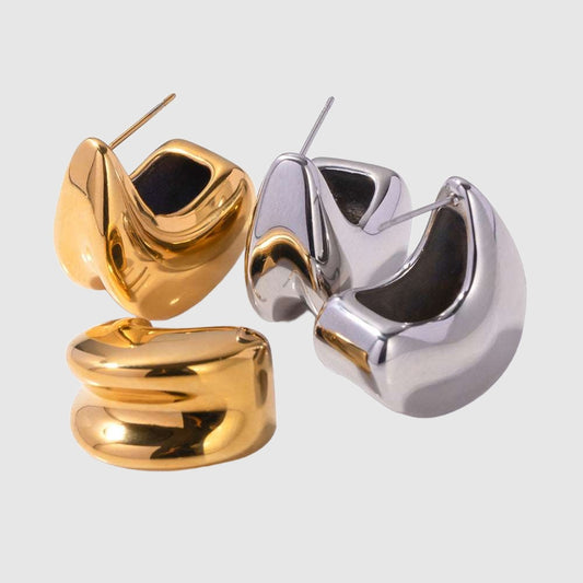 Women's Geometric Stainless Steel Earrings - ChoreGirl