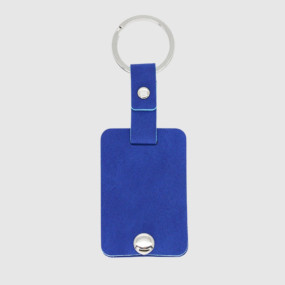 Custom Acrylic Photo Leather Keychain | PERSONALIZED - ChoreGirl