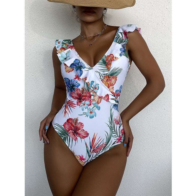 Women's Elegant One Piece Swimsuit - ChoreGirl