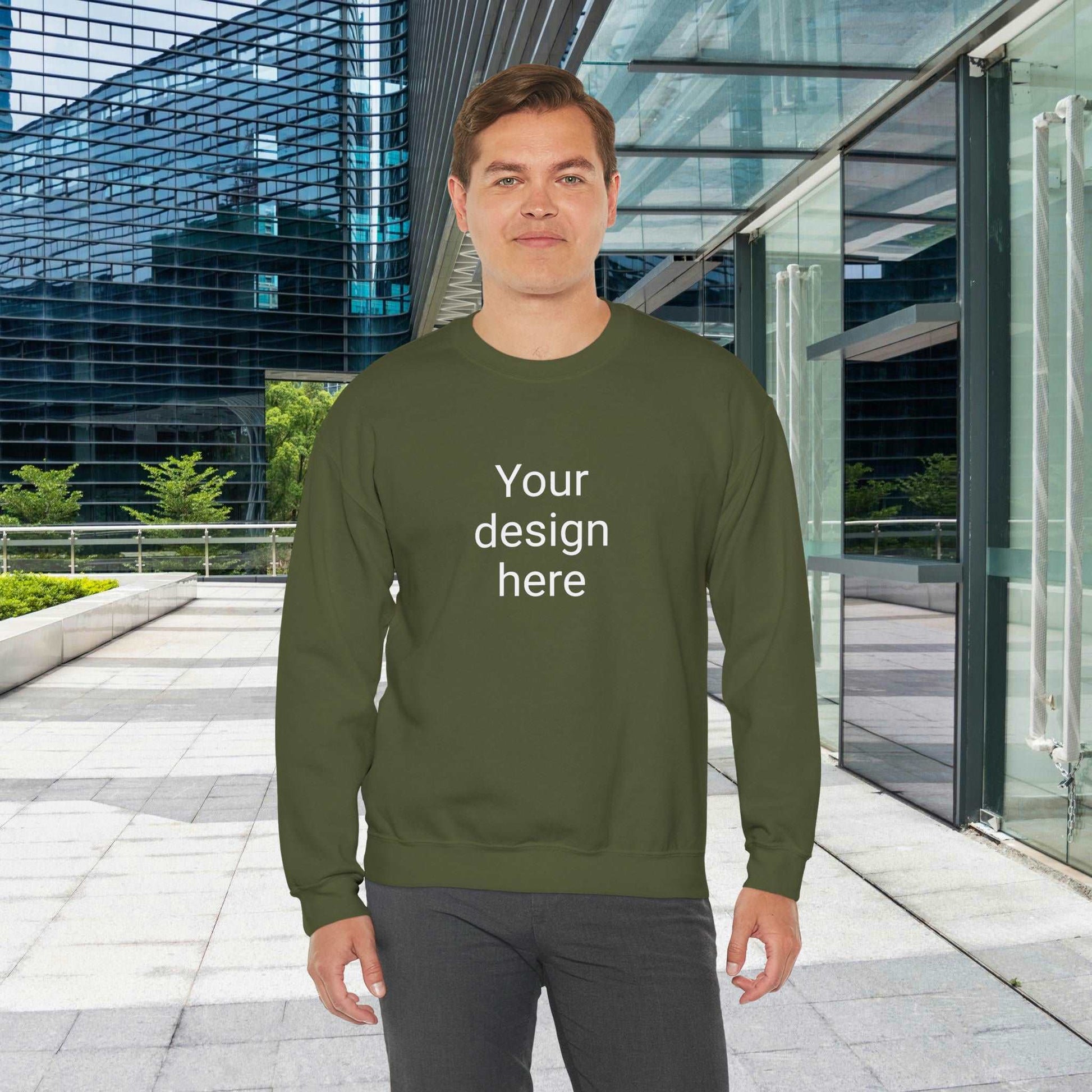 Custom Unisex Heavy Blend Crewneck Sweatshirt | Gildan 18000 | PERSONALIZED - ChoreGirl