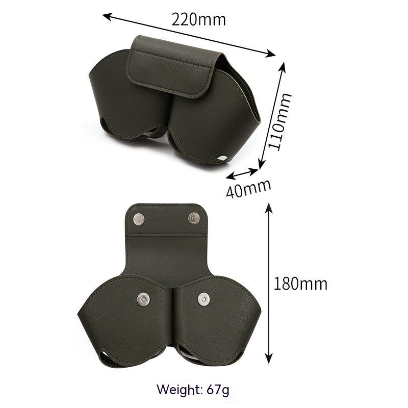 Unisex Leather Protective Cover Case for Headphones - ChoreGirl