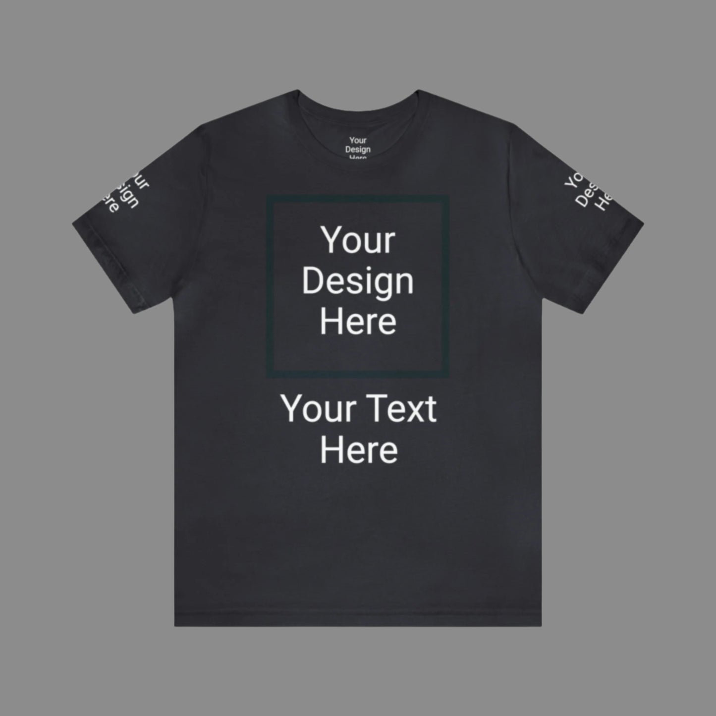 Custom Unisex Personalized Jersey Short Sleeve Tee T-Shirt | Bella+Canvas 3001 | PERSONALIZED - ChoreGirl
