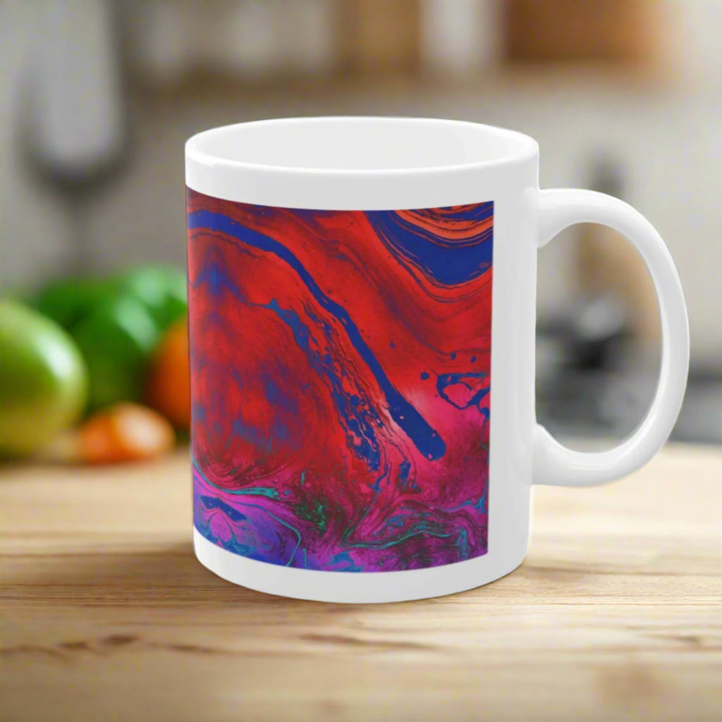 Custom Abstract Modern Design Mug, 11oz | PERSONALIZED - ChoreGirl