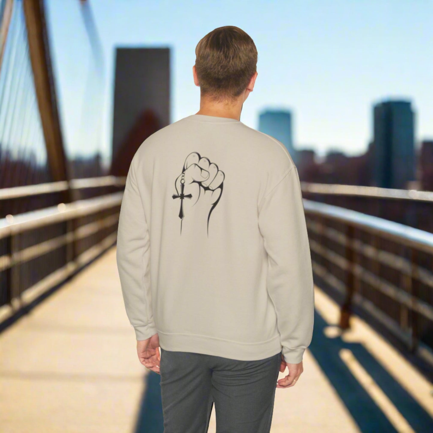 Custom Unisex Godfidence Heavy Blend Crewneck Sweatshirt | PERSONALIZED - ChoreGirl