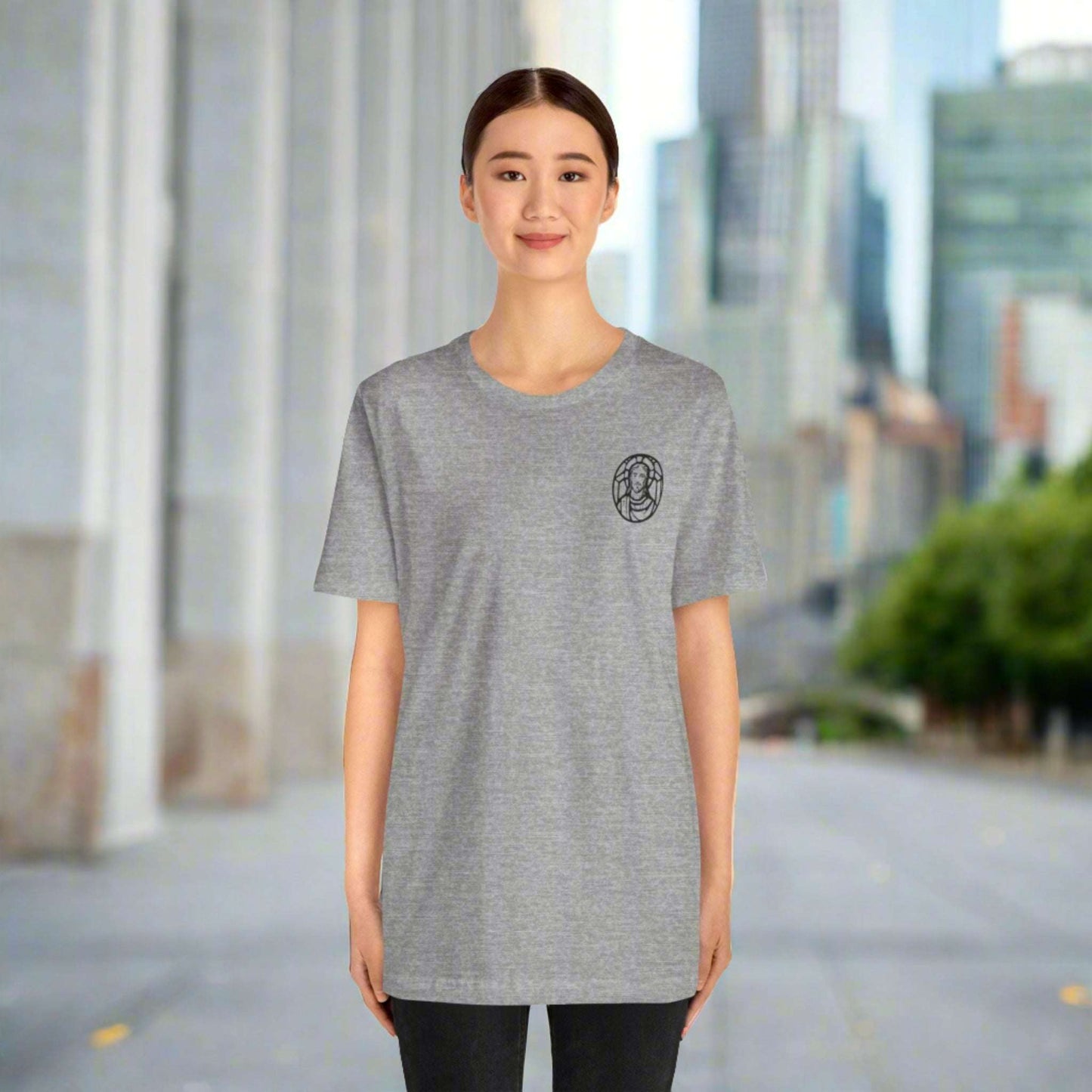 Custom Unisex Jersey Short Sleeve Tee | Celebrate Your Faith: Jesus is Love | PERSONALIZED - ChoreGirl