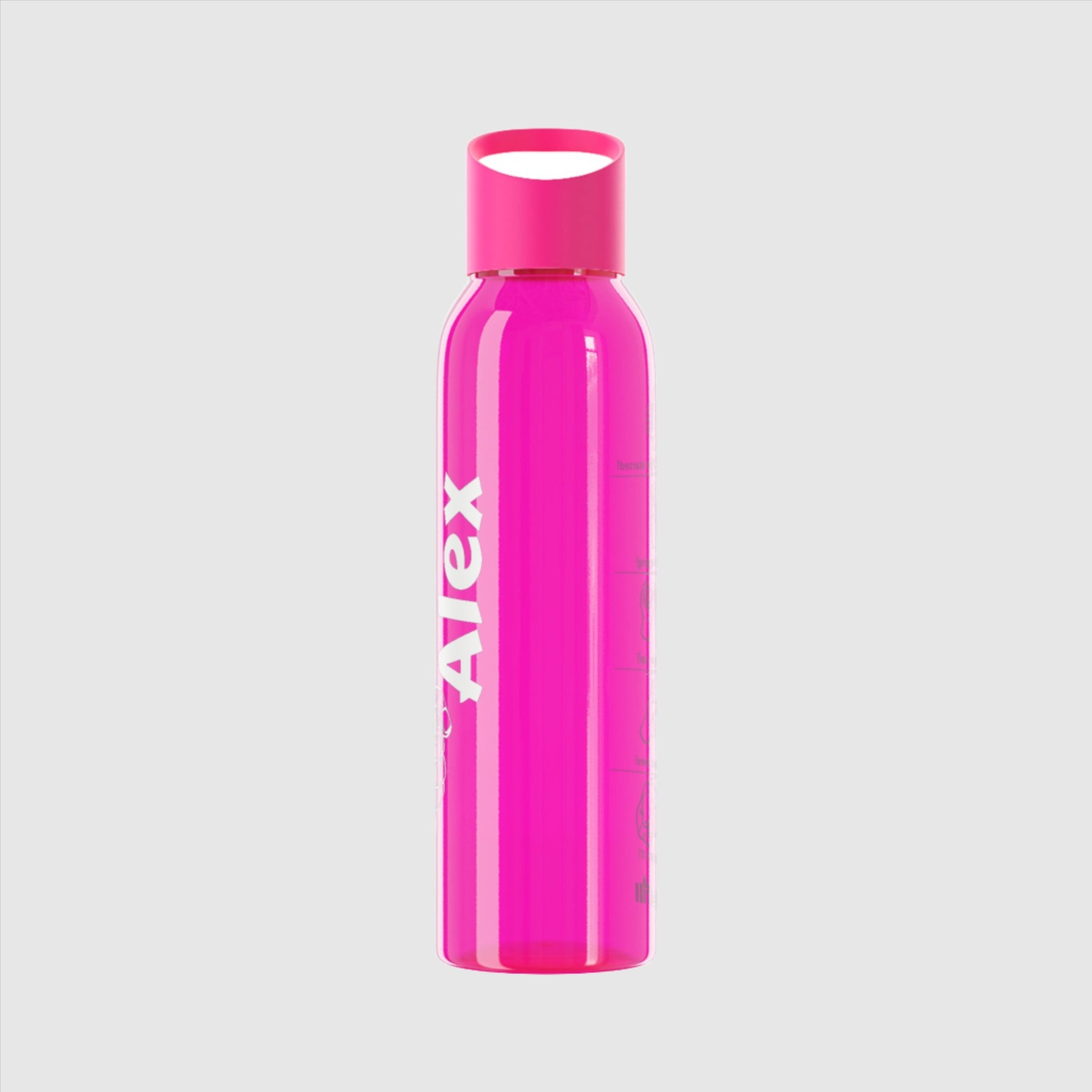 Custom Name "The Strong One" Sky Water Bottle | PERSONALIZED - ChoreGirl