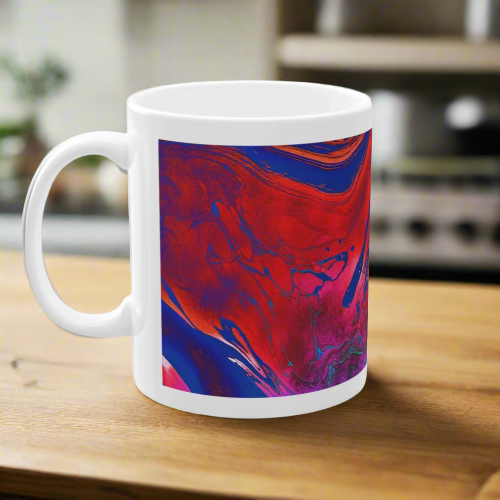 Custom Abstract Modern Design Mug, 11oz | PERSONALIZED - ChoreGirl