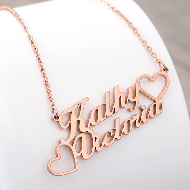 Custom Name Stainless Steel Necklace | PERSONALIZED - ChoreGirl