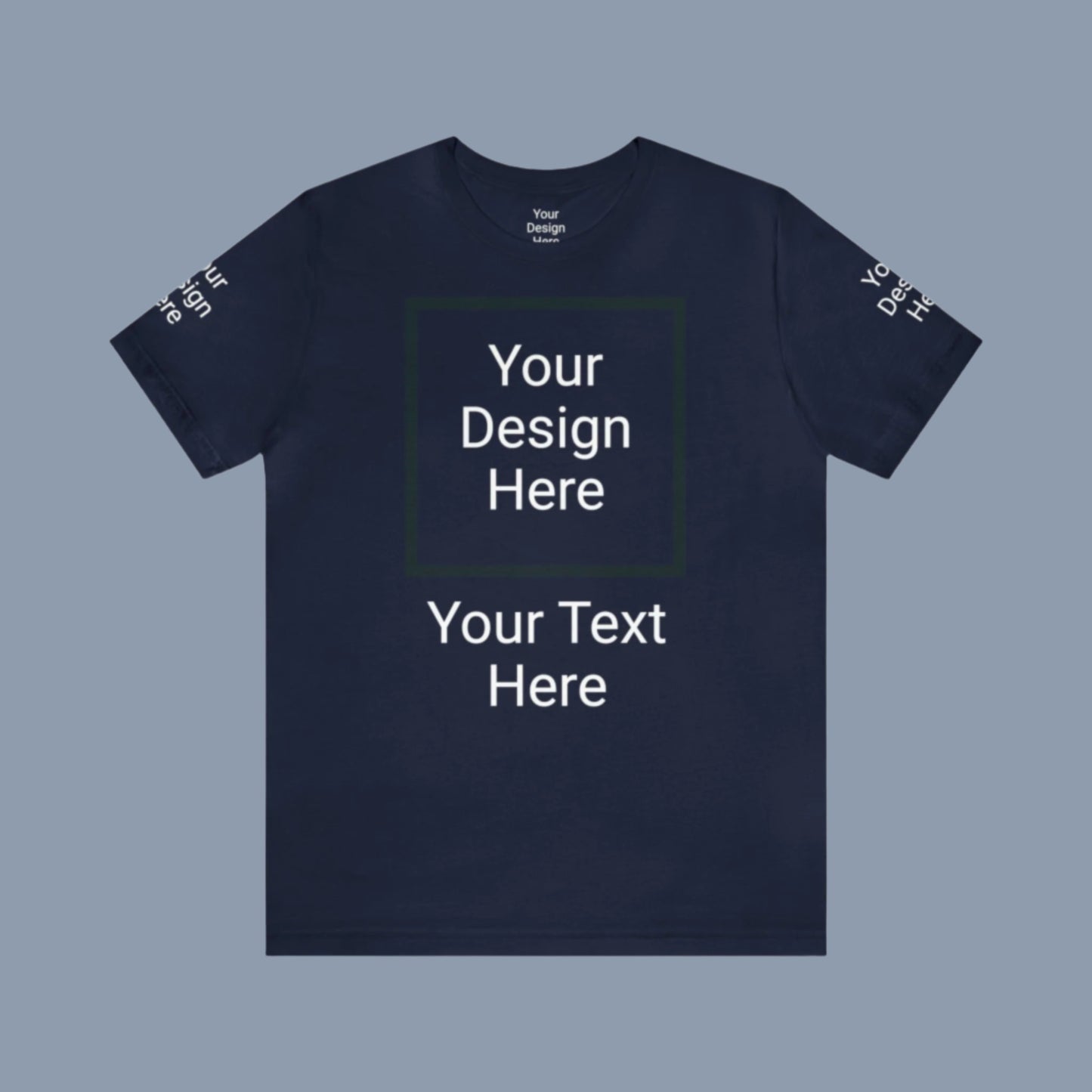 Custom Unisex Personalized Jersey Short Sleeve Tee T-Shirt | Bella+Canvas 3001 | PERSONALIZED - ChoreGirl