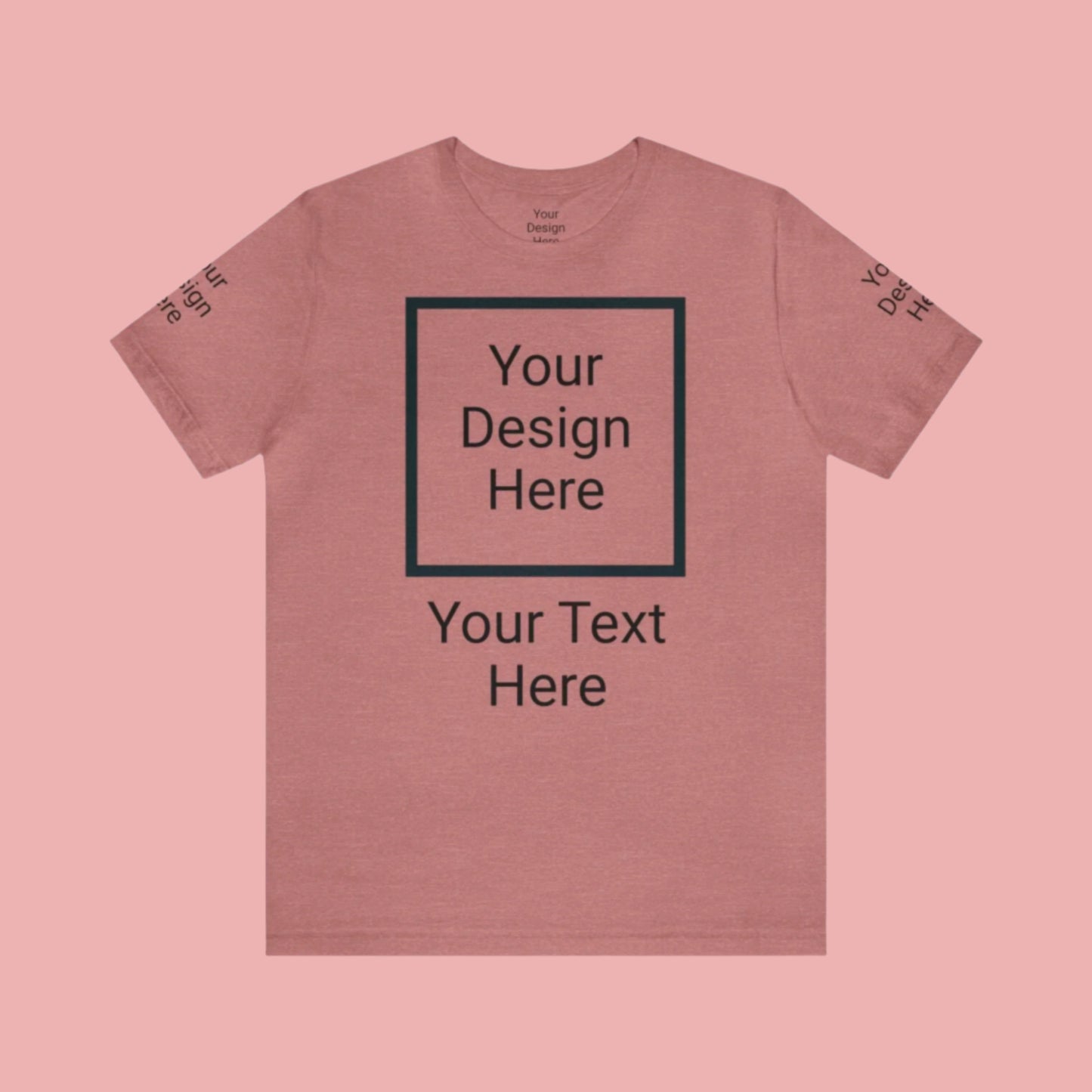 Custom Unisex Personalized Jersey Short Sleeve Tee T-Shirt | Bella+Canvas 3001 | PERSONALIZED - ChoreGirl