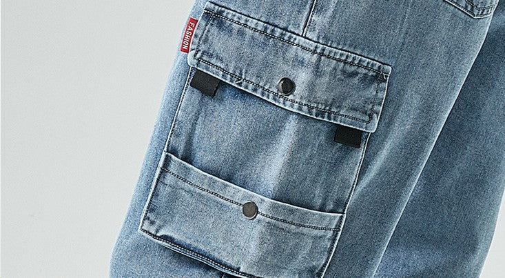 Men's Casual Denim Trousers - ChoreGirl