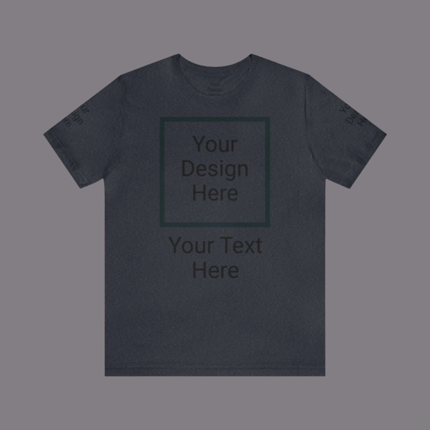 Custom Unisex Personalized Jersey Short Sleeve Tee T-Shirt | Bella+Canvas 3001 | PERSONALIZED - ChoreGirl