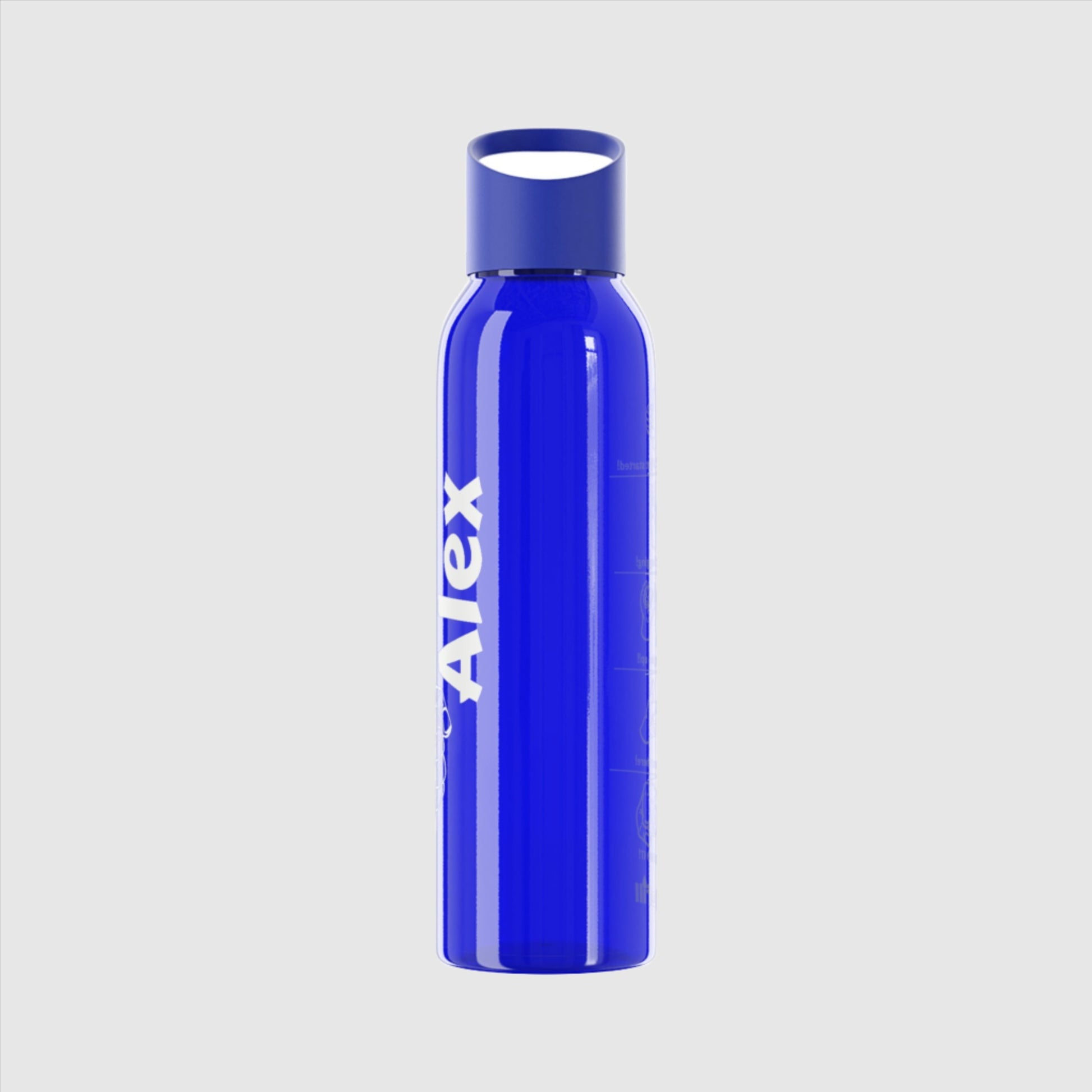 Custom Name "The Strong One" Sky Water Bottle | PERSONALIZED - ChoreGirl
