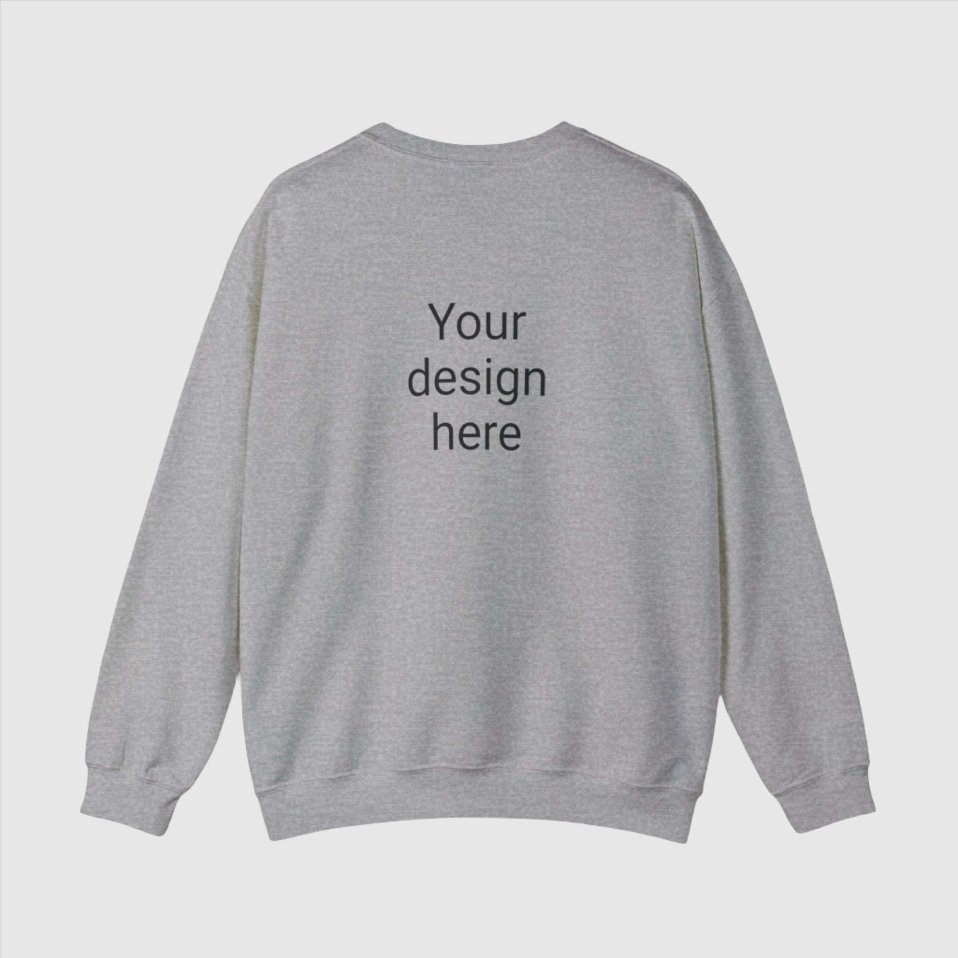 Custom Unisex Heavy Blend Crewneck Sweatshirt | Gildan 18000 | PERSONALIZED - ChoreGirl