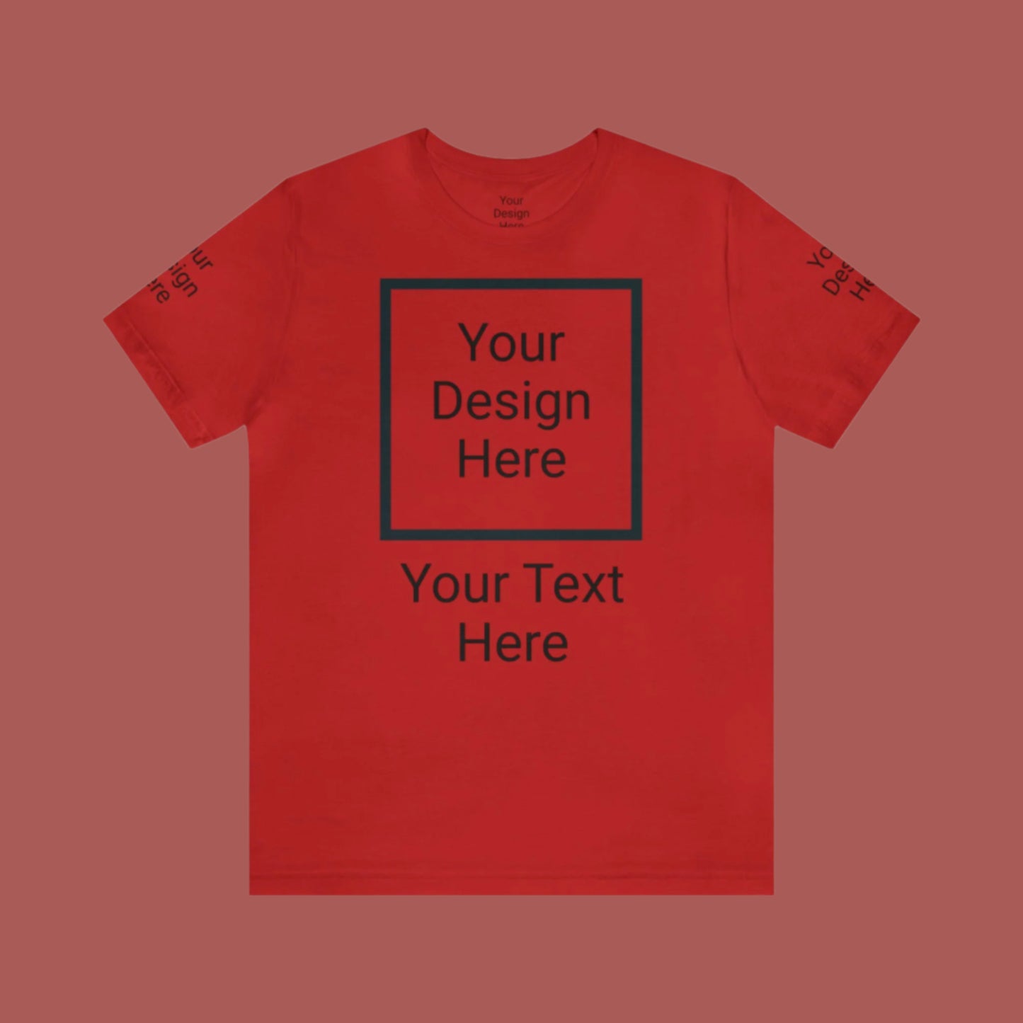 Custom Unisex Personalized Jersey Short Sleeve Tee T-Shirt | Bella+Canvas 3001 | PERSONALIZED - ChoreGirl