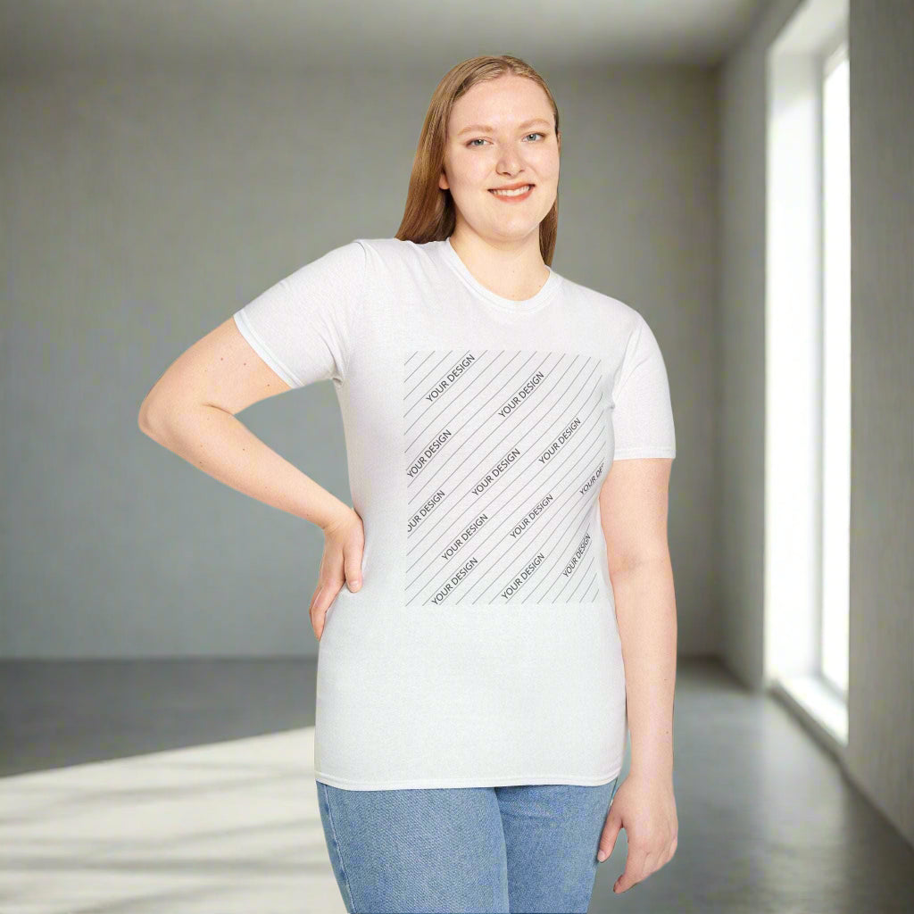Personalized Custom Made Unisex Softstyle T-Shirt | Gildan 64000 - ChoreGirl