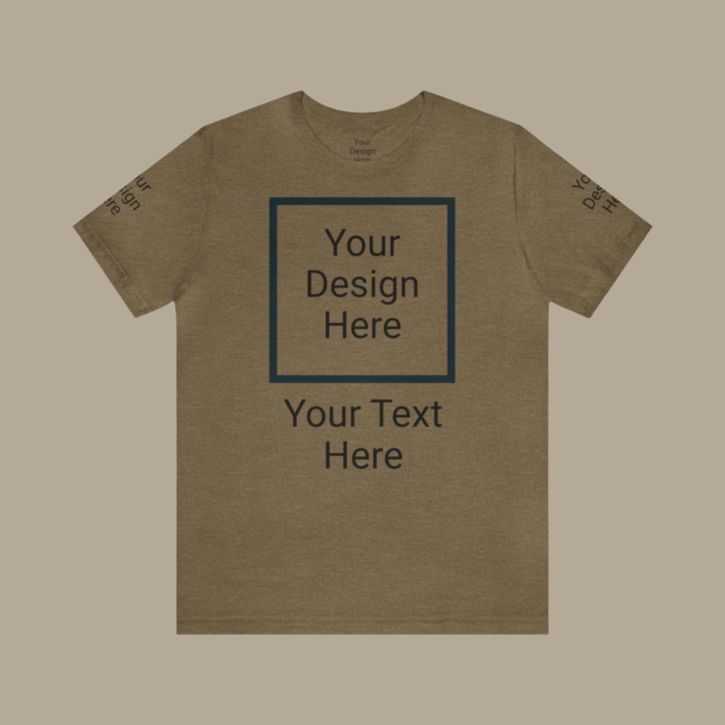 Custom Unisex Personalized Jersey Short Sleeve Tee T-Shirt | Bella+Canvas 3001 | PERSONALIZED - ChoreGirl