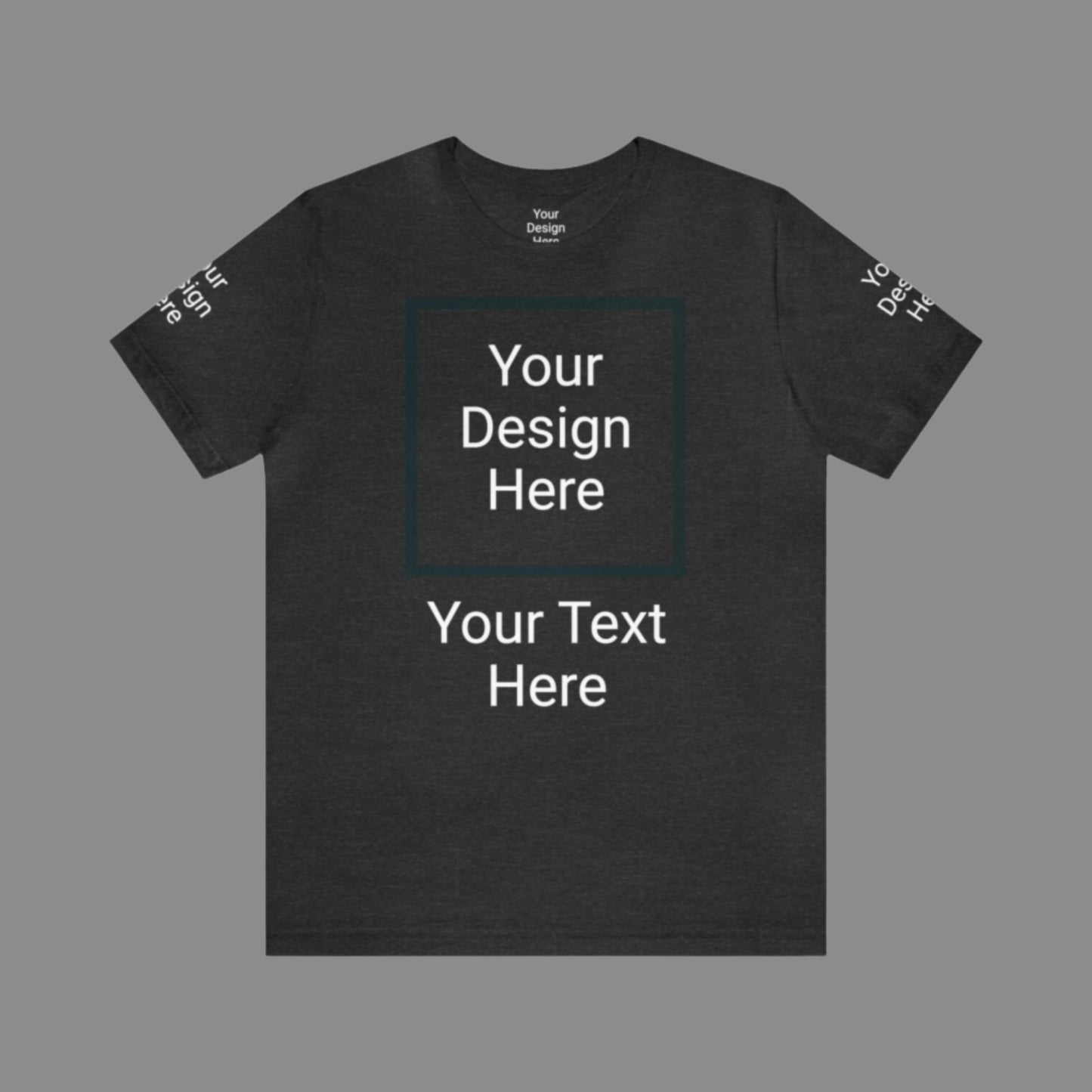 Custom Unisex Personalized Jersey Short Sleeve Tee T-Shirt | Bella+Canvas 3001 | PERSONALIZED - ChoreGirl