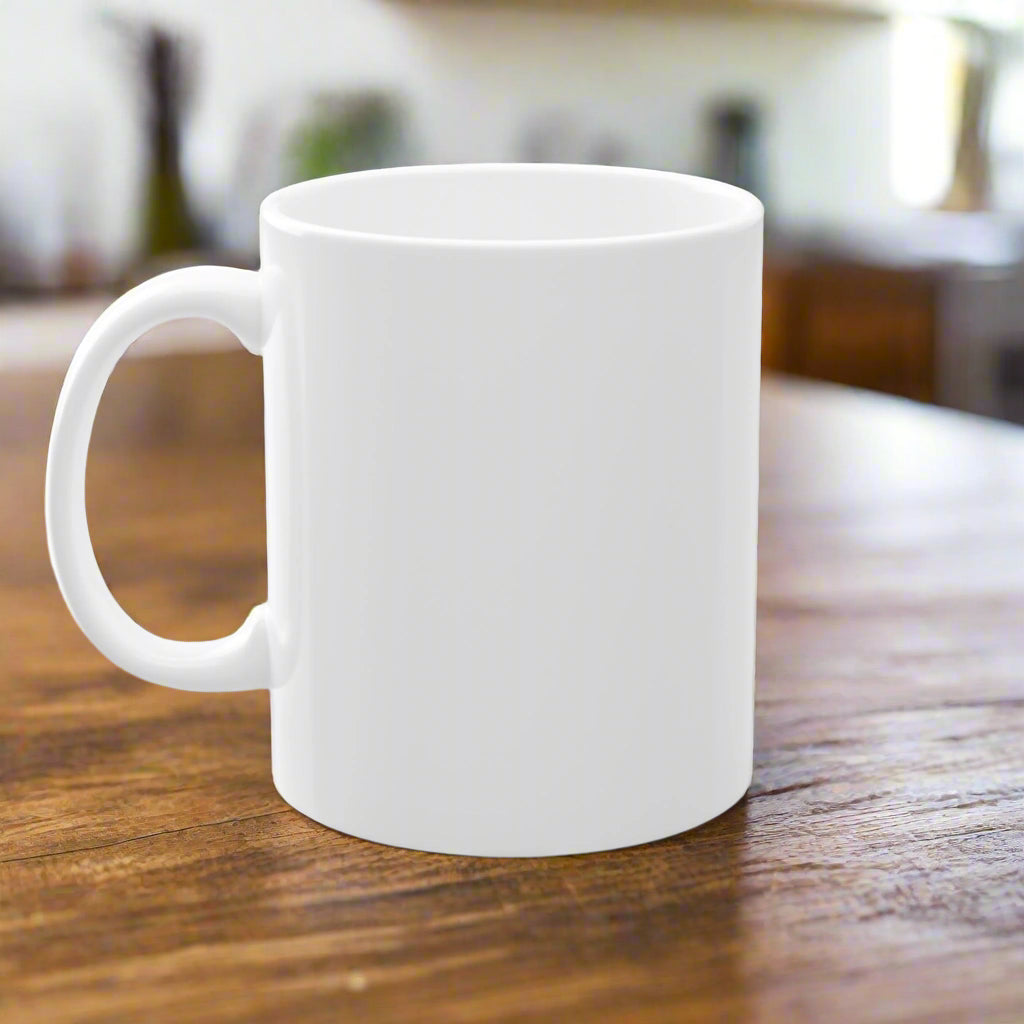 Custom Letter Simple Standard Mug, 11oz | PERSONALIZED - ChoreGirl