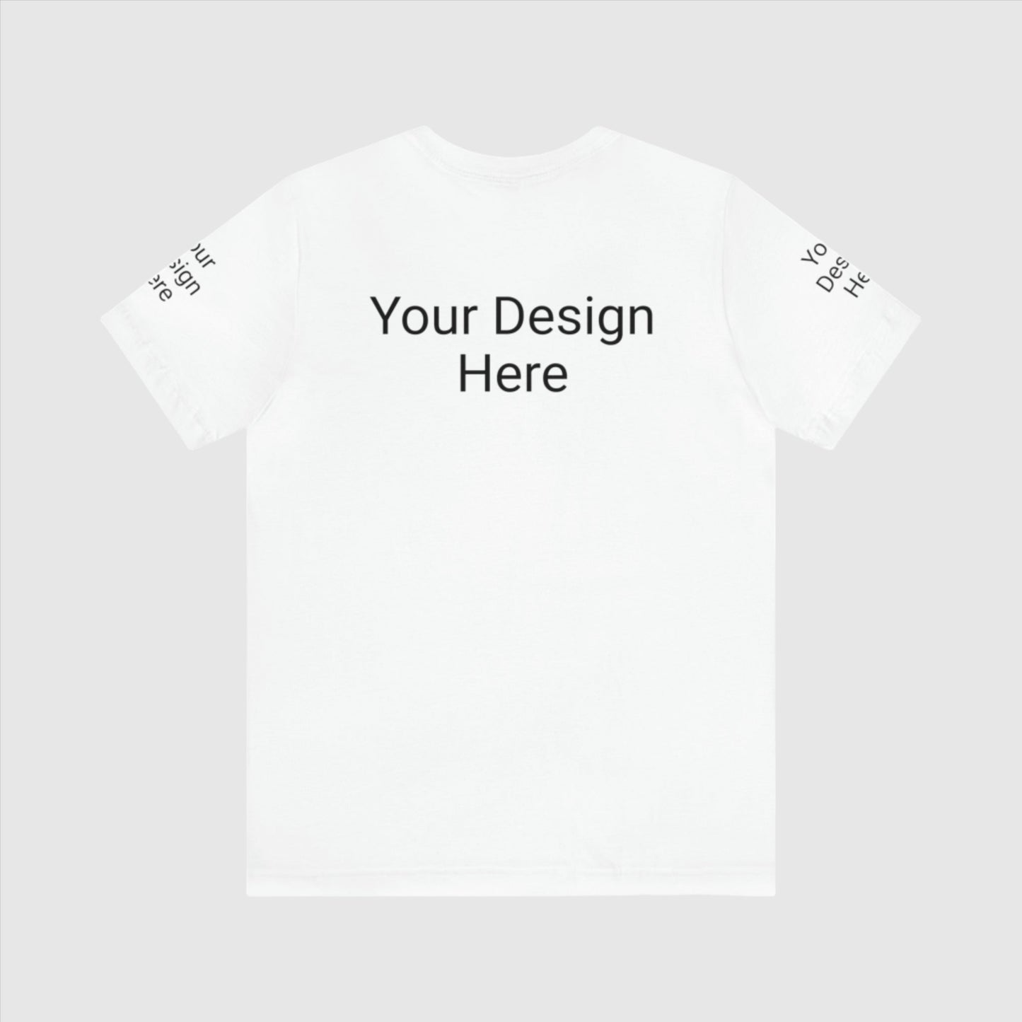 Custom Unisex Personalized Jersey Short Sleeve Tee T-Shirt | Bella+Canvas 3001 | PERSONALIZED - ChoreGirl