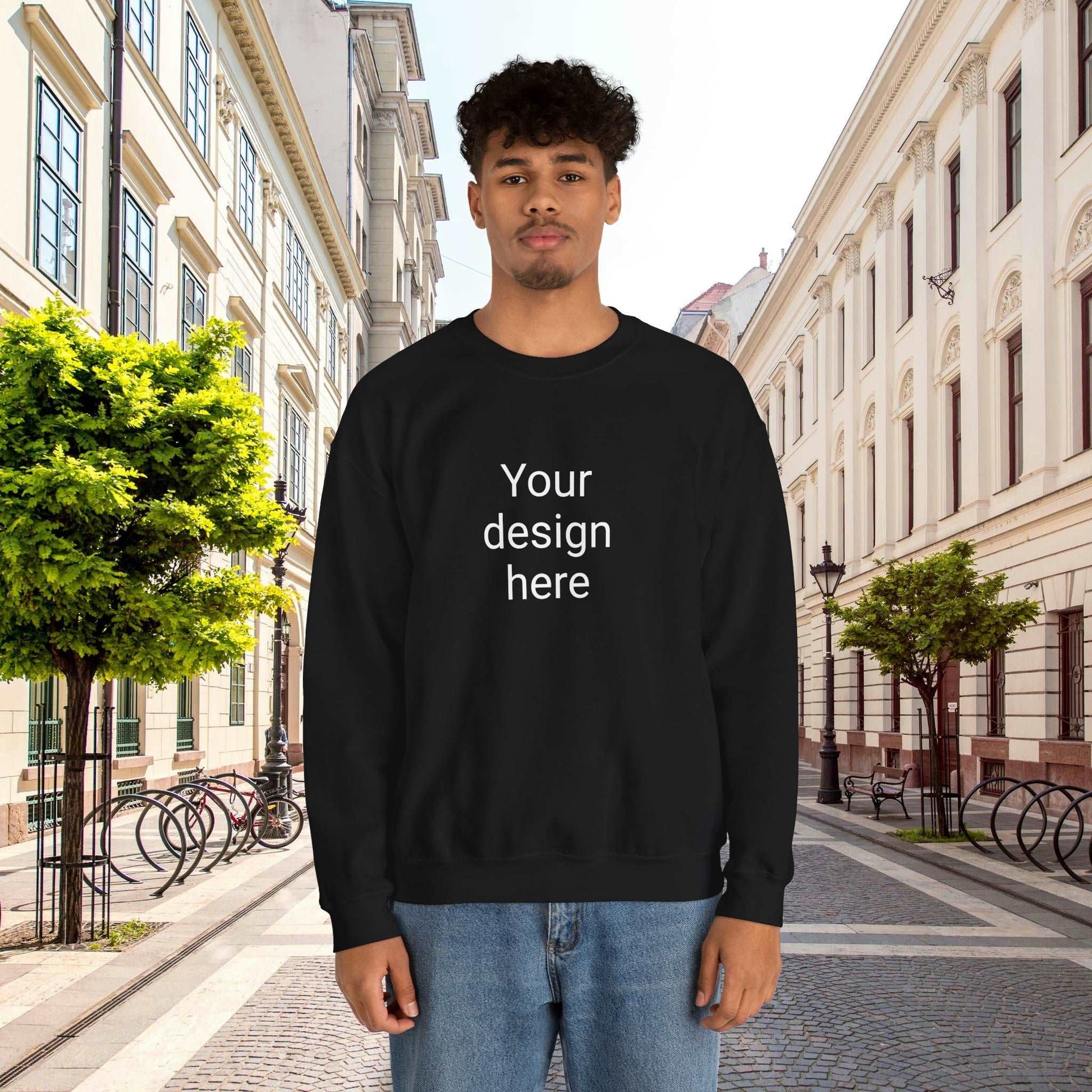 Custom Unisex Heavy Blend Crewneck Sweatshirt | Gildan 18000 | PERSONALIZED - ChoreGirl