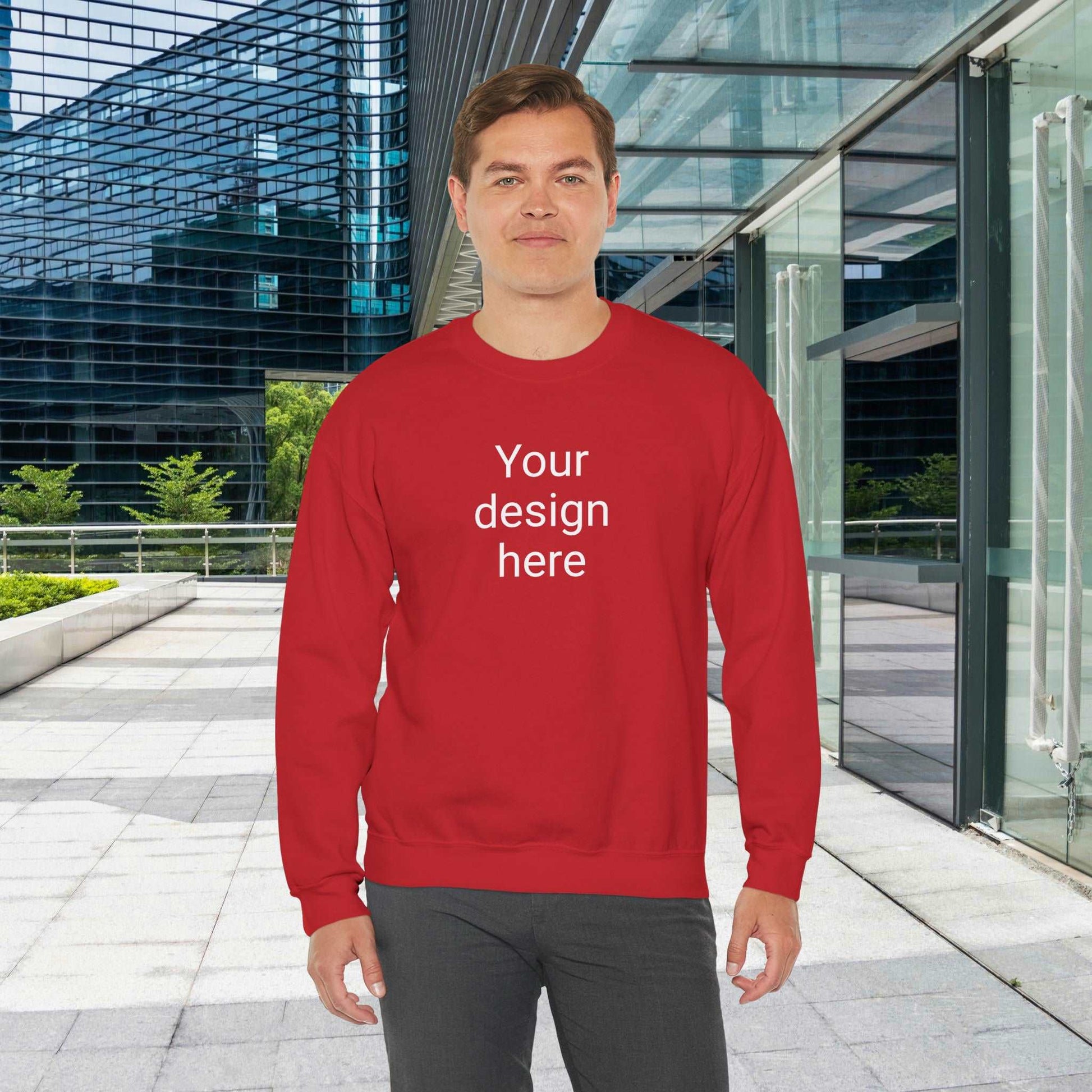 Custom Unisex Heavy Blend Crewneck Sweatshirt | Gildan 18000 | PERSONALIZED - ChoreGirl