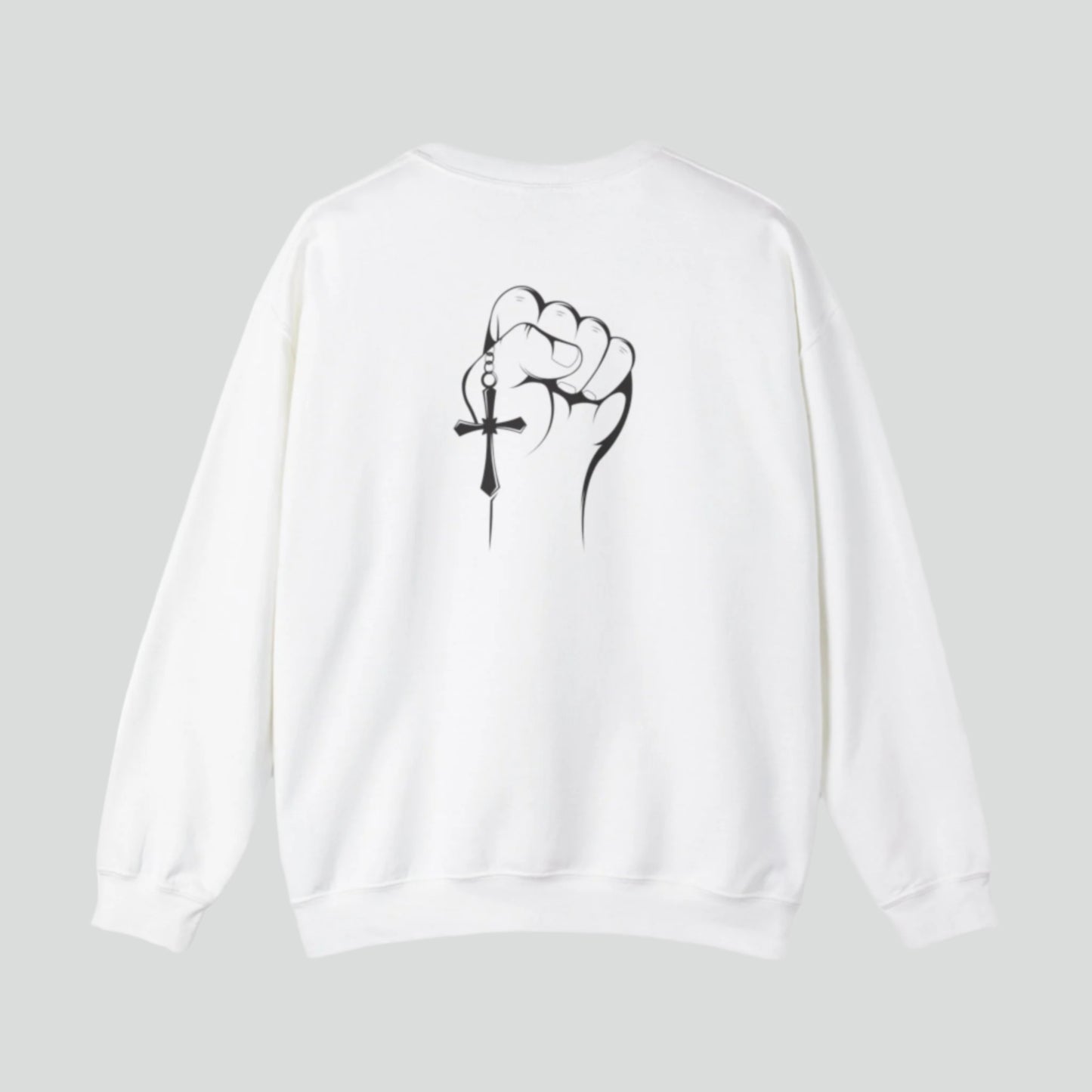 Custom Unisex Godfidence Heavy Blend Crewneck Sweatshirt | PERSONALIZED - ChoreGirl