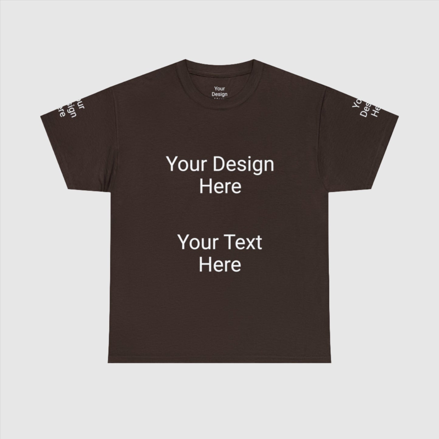 Custom Unisex Personalized Heavy Cotton Tee T-Shirt | Gildan 5000 | PERSONALIZED - ChoreGirl