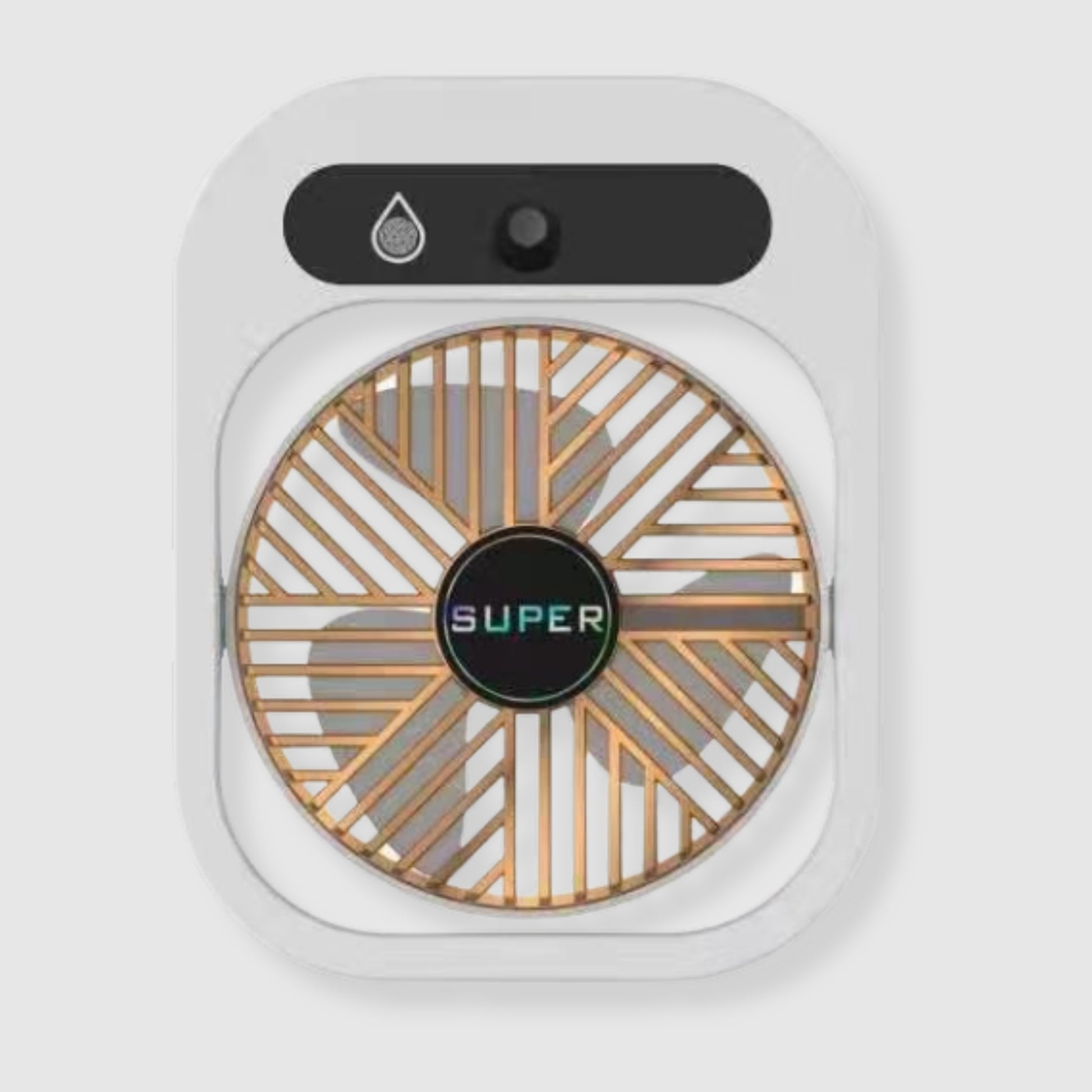 Air Conditioner Ice Mist Little Desktop Blowing Electric Fan with USB Charging - ChoreGirl