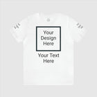 Custom Unisex Personalized Jersey Short Sleeve Tee T-Shirt | Bella+Canvas 3001 | PERSONALIZED