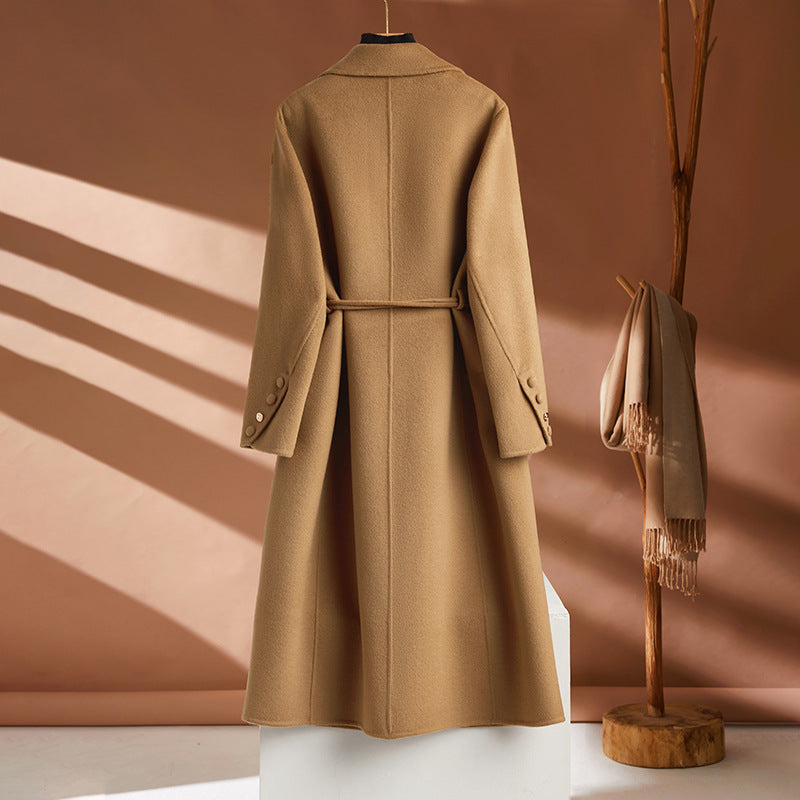 Women's Long Wool Coat - ChoreGirl