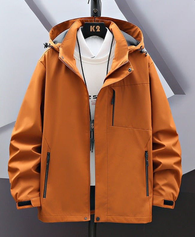 Men's Casual Zip-up Jacket - ChoreGirl