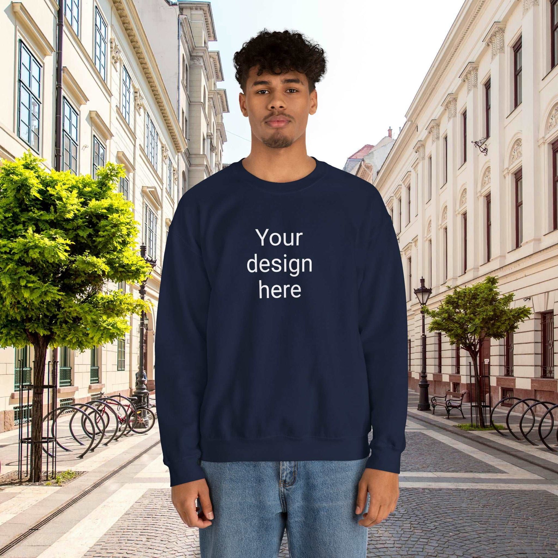 Custom Unisex Heavy Blend Crewneck Sweatshirt | Gildan 18000 | PERSONALIZED - ChoreGirl