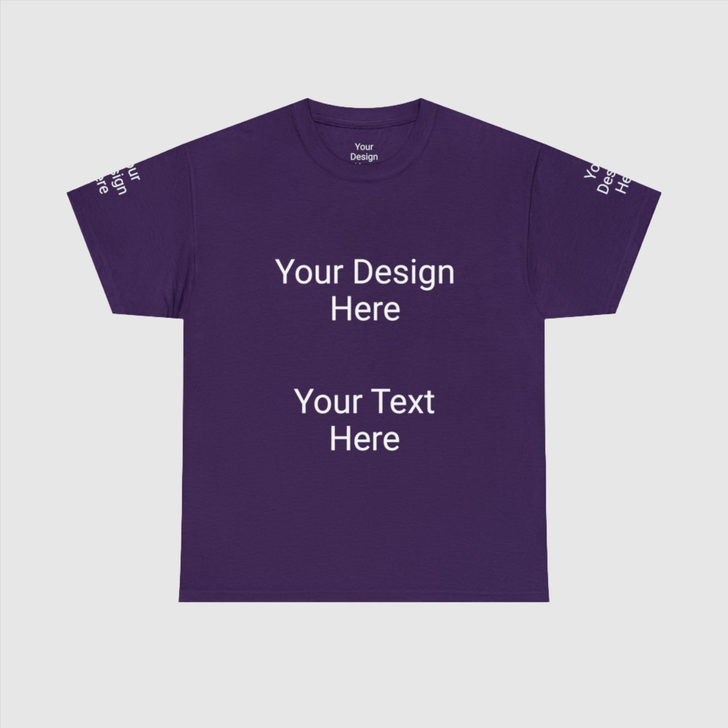 Custom Unisex Personalized Heavy Cotton Tee T-Shirt | Gildan 5000 | PERSONALIZED - ChoreGirl