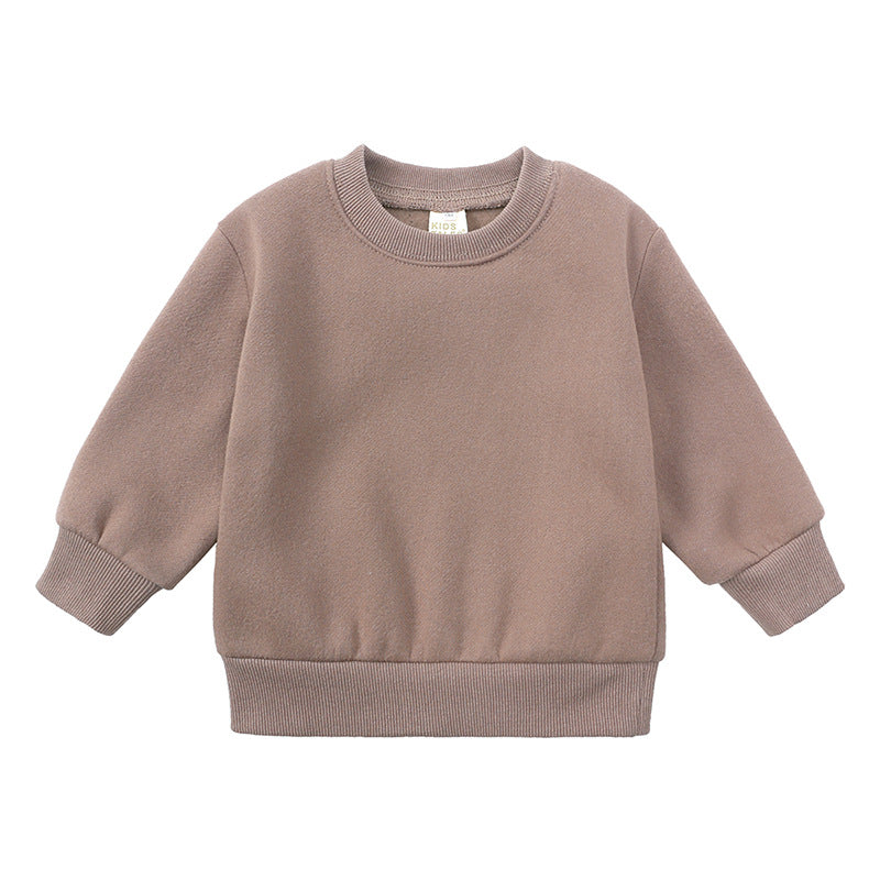 Kids Casual Sports Sweatshirt and Pants Two-piece Outfit Set - ChoreGirl