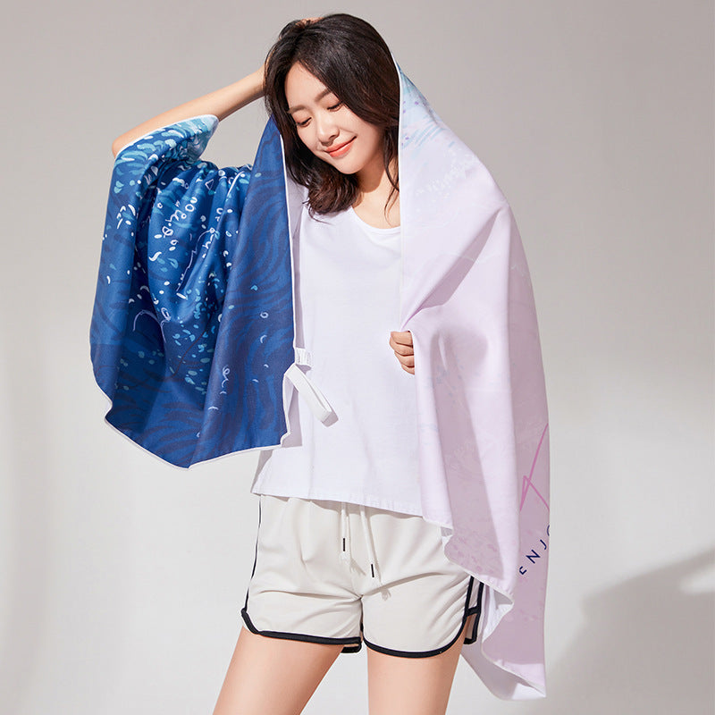 Strong and Lint Free Quick Drying Beach Towel - ChoreGirl