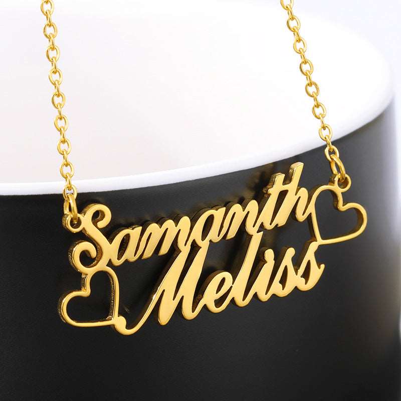 Custom Name Stainless Steel Necklace | PERSONALIZED - ChoreGirl