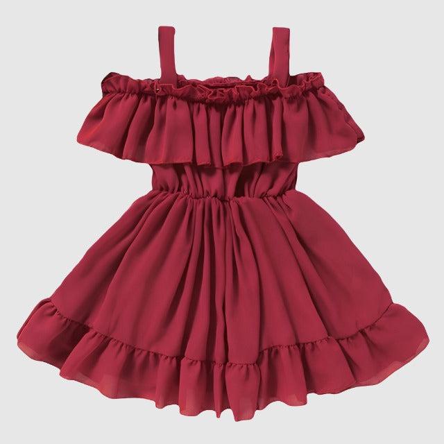 Baby Girl Casual Solid Color Dress - ChoreGirl