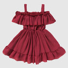 Lässiges, einfarbiges Kleid für Babys