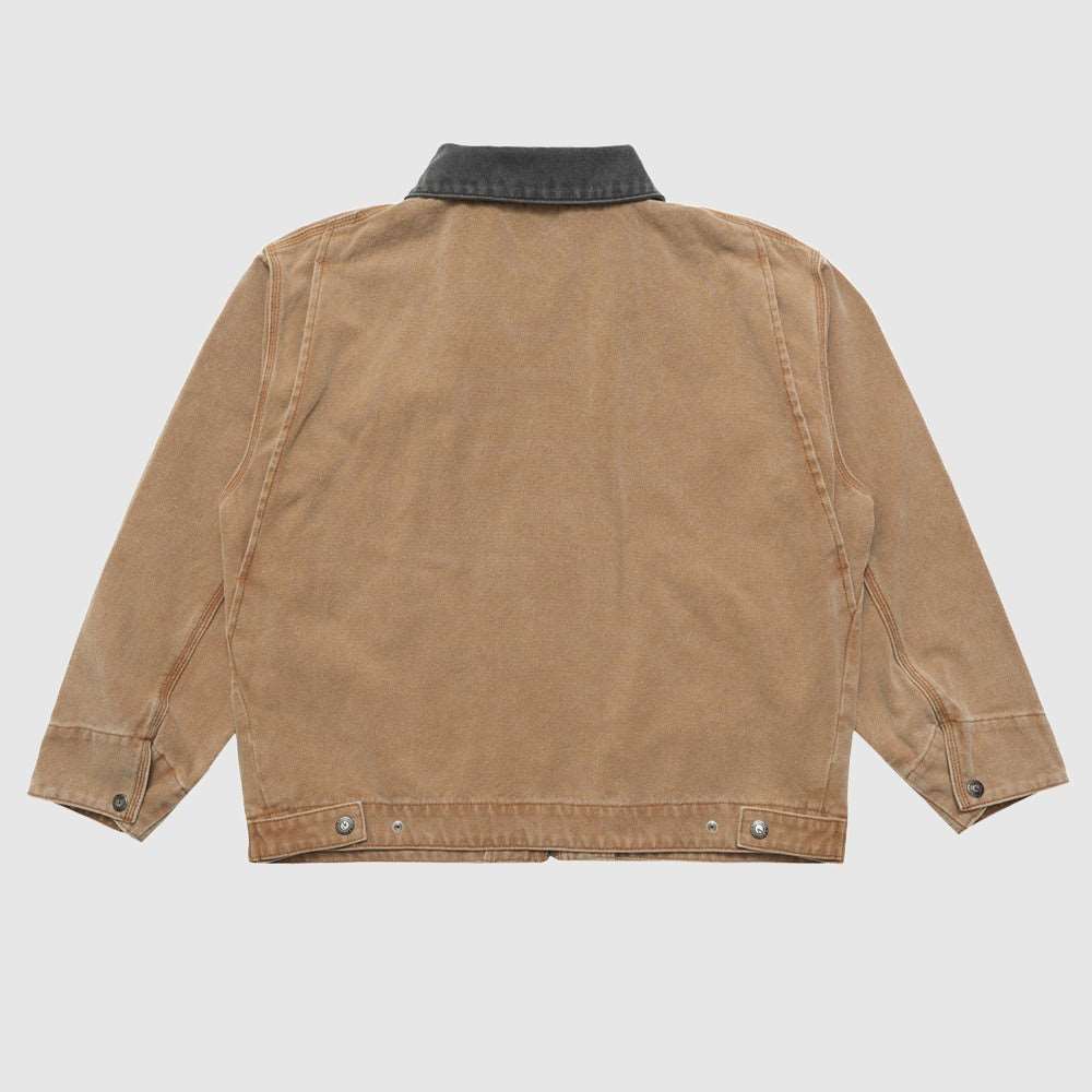 Men's Casual Loose Zip-up Denim Jacket - ChoreGirl
