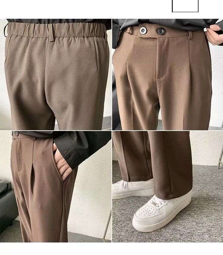 Men's Loose Straight Wide Leg Long Pants - ChoreGirl