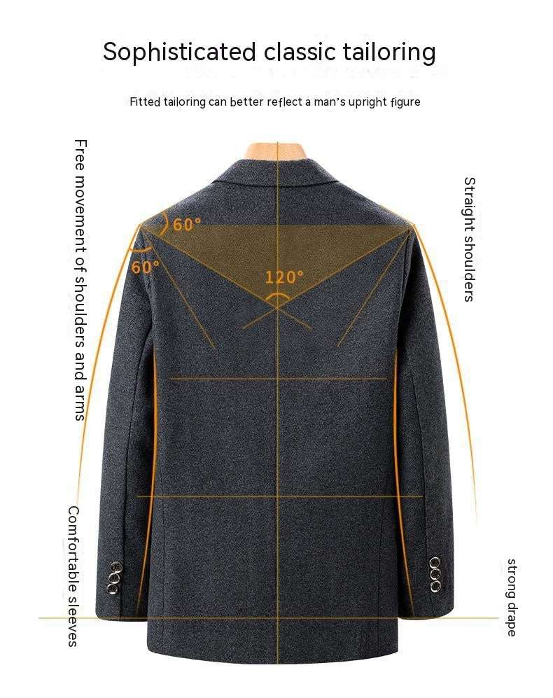 Men's Casual Warm Suit Jacket - ChoreGirl