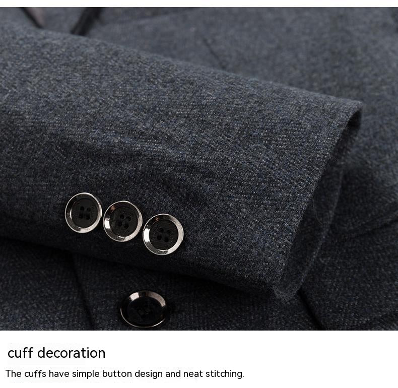 Men's Casual Warm Suit Jacket - ChoreGirl