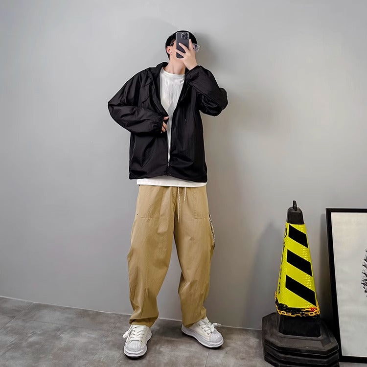 Men's Casual Loose Straight Leg Pants - ChoreGirl
