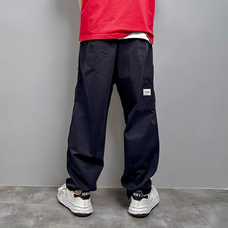 Men's Casual Loose Straight Leg Pants - ChoreGirl