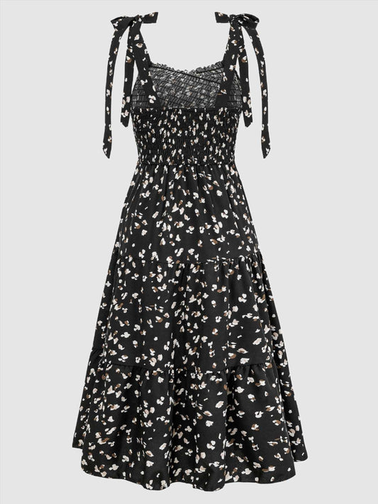 Women's Floral Printed Dress - ChoreGirl